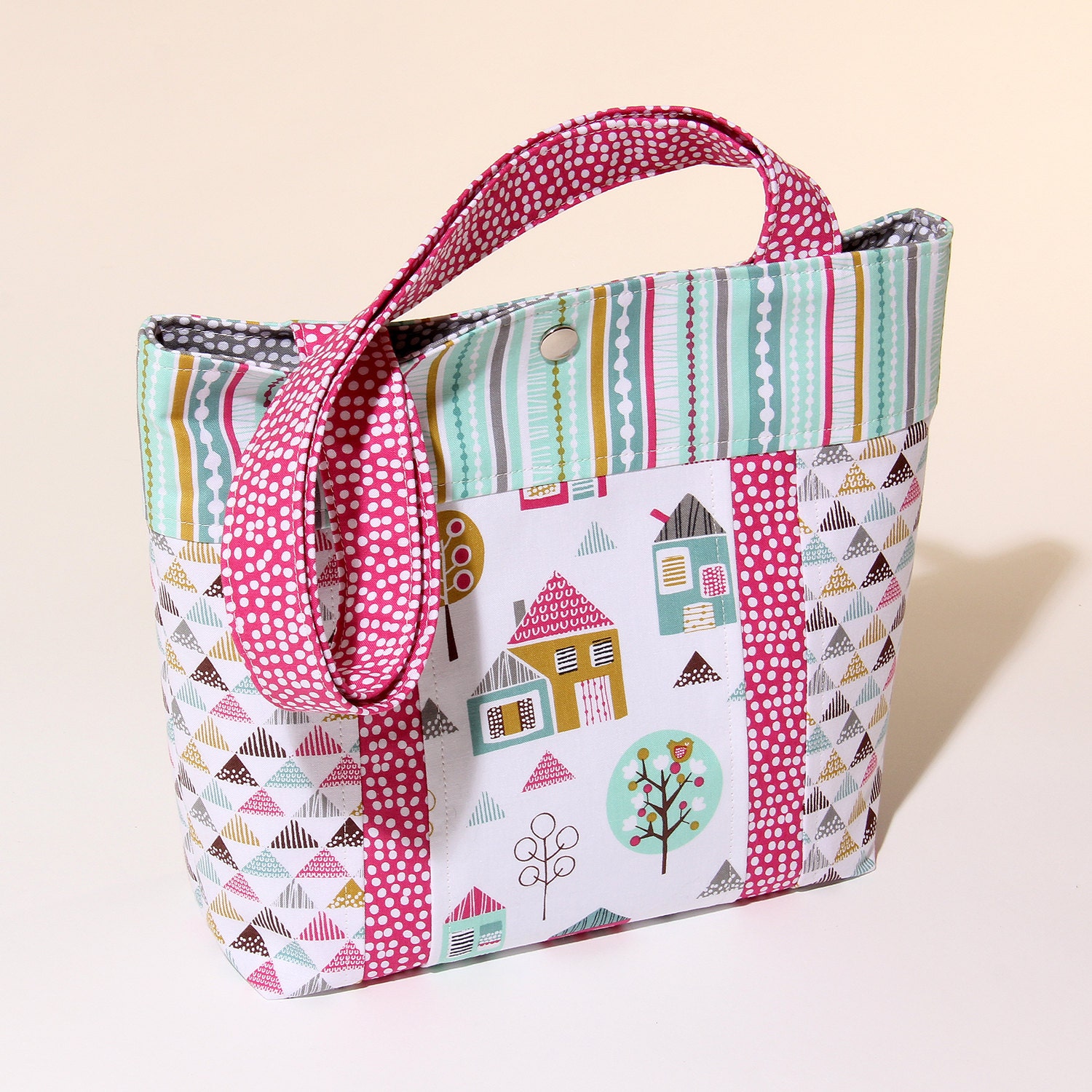 Sewing Pattern Petite Street Child&#39;s Tote Bag PDF Download