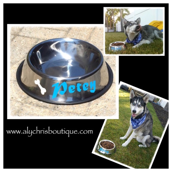 Pet Bowl Personalized dog bowl stainless steel pet bowl