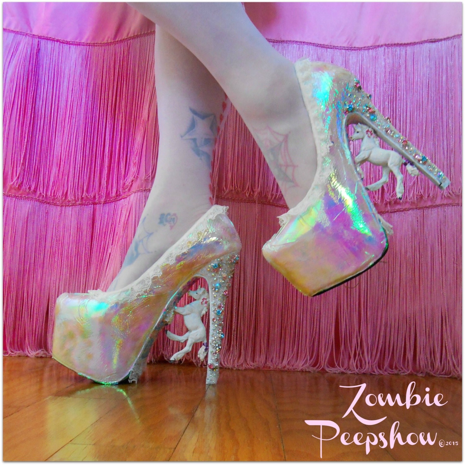 unicorn ballet pumps