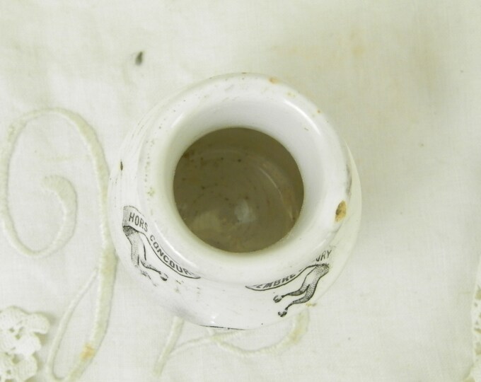 Antique French Grey Poupon Moutarde de Dijon Digoin Mustard Jar, Country Cottage Kitchen Decor from France, Traditional Pottery Pot / Crock Antique French Grey Poupon Moutarde de Dijon Digoin Mustard Jar, Country Cottage Kitchen Decor from France, Traditional Pottery Pot / Crock