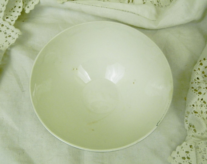 Antique French Farmhouse Dark Green and White Coffe Bowl Café au Lait Bowl / French Country Decor / Retro Vintage Home Interior / Kichenalia Antique French Farmhouse Dark Green and White Coffe Bowl Café au Lait Bowl / French Country Decor / Retro Vintage Home Interior / Kichenalia