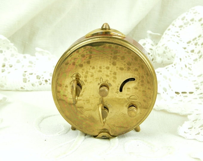 Working Vintage Mid Century West German Chambord Mechanical Alarm Clock / European / Wind-up Clock / Retro Vintage Home Interior / Design Working Vintage Mid Century West German Chambord Mechanical Alarm Clock / European / Wind-up Clock / Retro Vintage Home Interior / Design