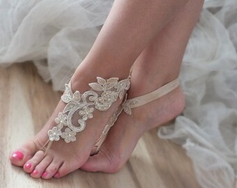 silver sandals for beach wedding