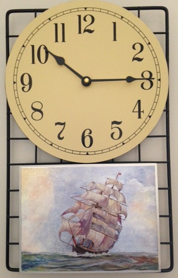 Sailing Ship Wall Clock with Quiet (no ticking) Operation