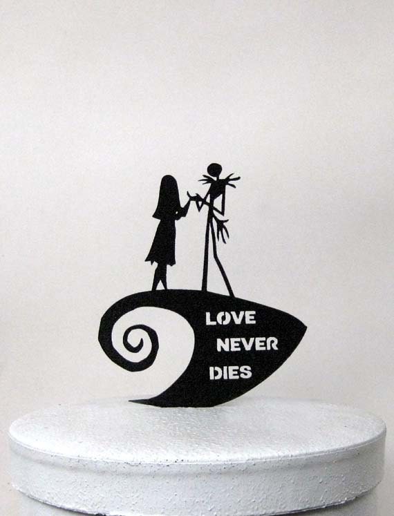 Wedding Cake Topper The Nightmare Before Christmas jack and