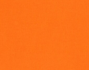 1/2 Yard Kona Cotton Robert Kaufman Solid Fabric in Orange