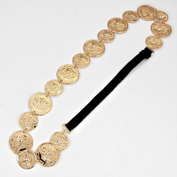 Gold or Silver coin by VibeJewels on Etsy