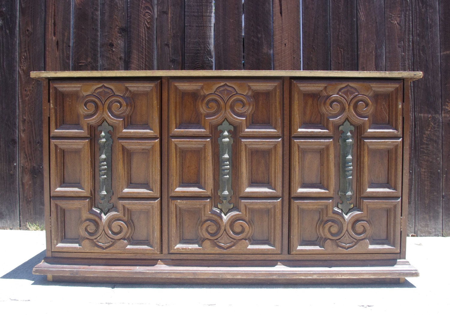 Mid Century for barware / media or hutch painted in