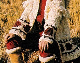 mens crochet cardigan with hood jacket pattern