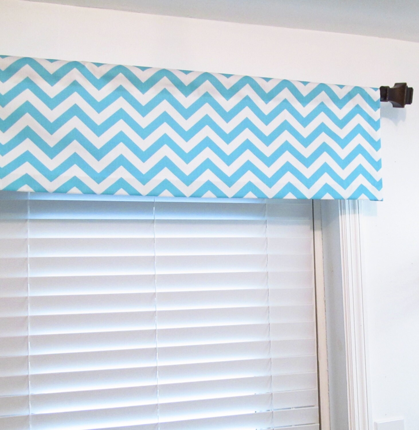 Straight Valance Baby's Nursery Chevron Zig Zag by OldStation