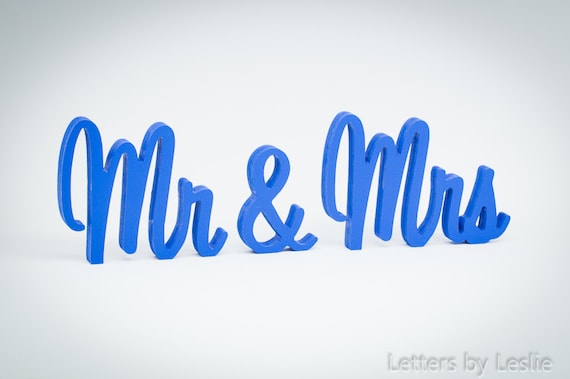 Mr Mrs Wooden Letters Hobbycraft