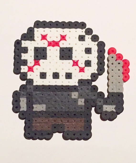 Items Similar To Jason Voorhees Perler Bead Character On Etsy