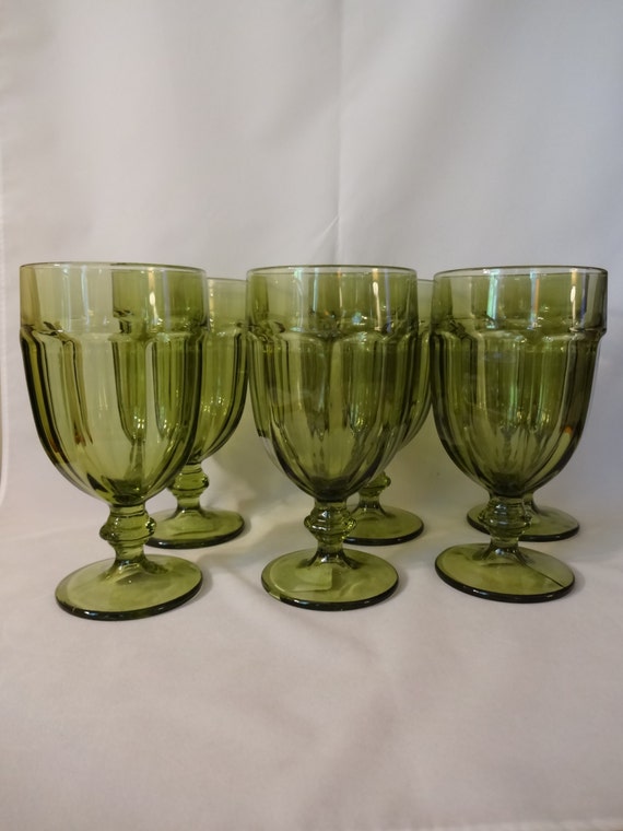 libbey gibraltar green glassware