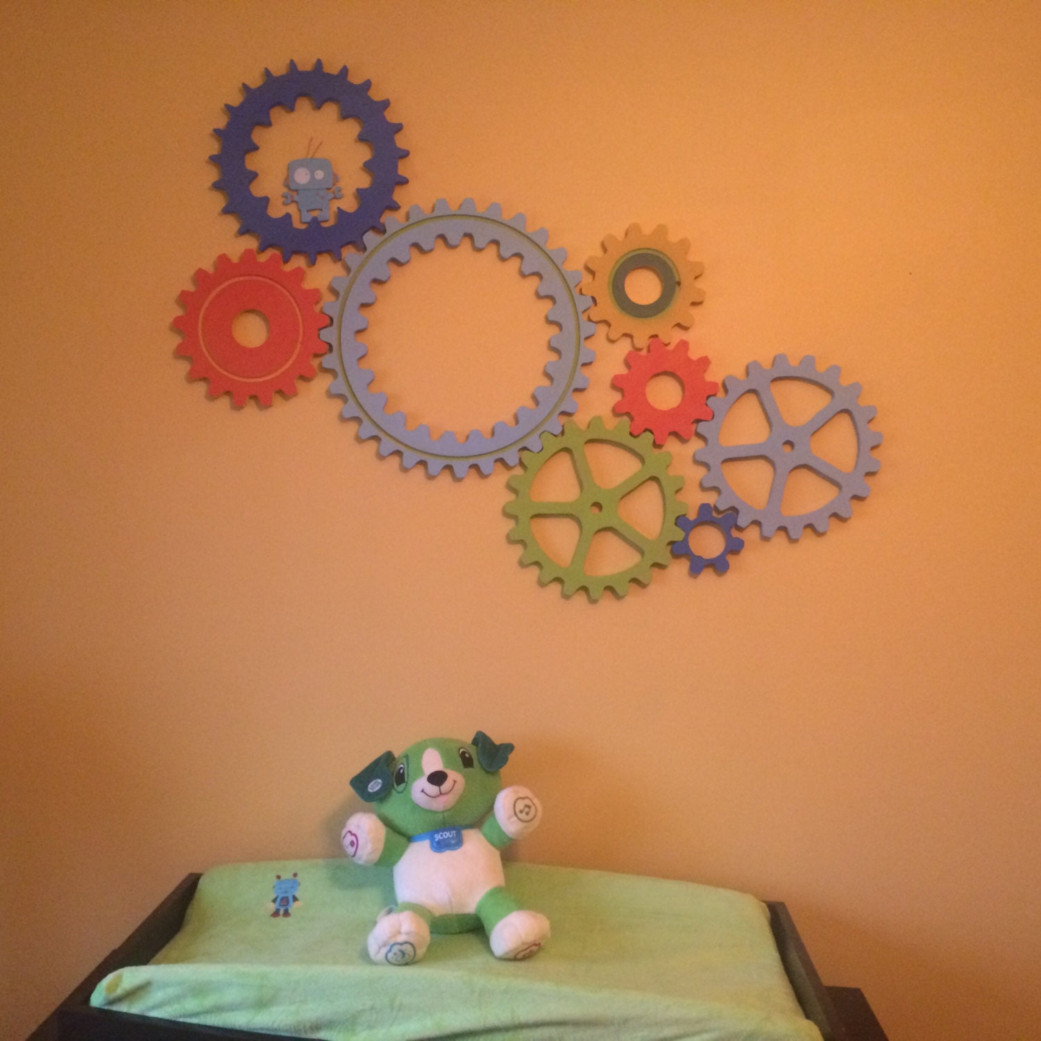 Wooden Gear Wood Gears15 inch Gear / Cog Decoration Wall