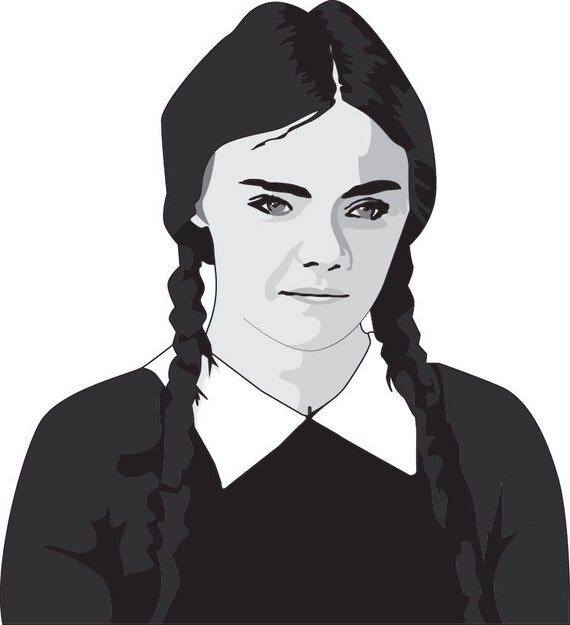 Items similar to Adult Wednesday Addams Poster on Etsy