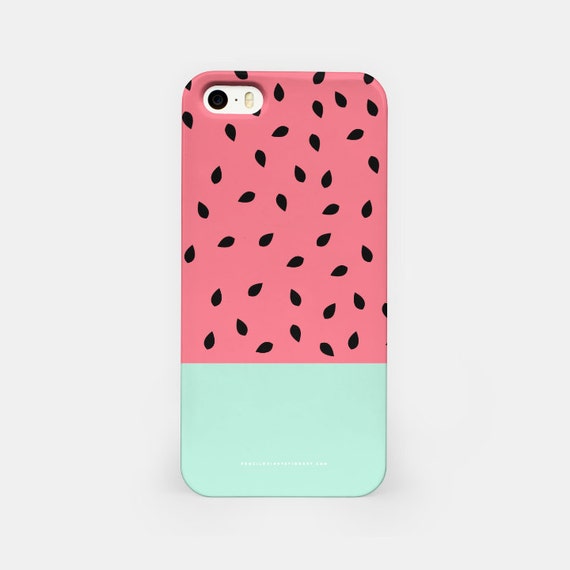 Watermelon Phone Case by PencilMeInStationery on Etsy