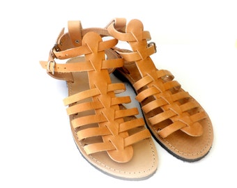 Lace up sandals/ Gladiator sandals/ Womens sandals/ Beach