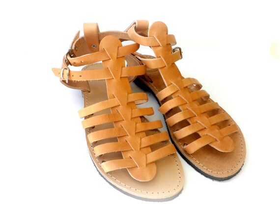 Ancient Greek leather sandals, Gladiator sandals,Spartan sandals ...