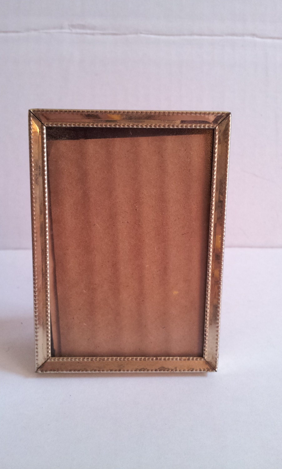 3x2 Mini Gold Picture Frame Vintage Gold by PaulasVintageAttic