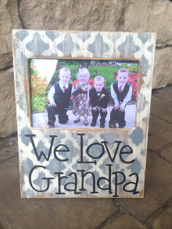 We love grandpa frame by IveBeenFramedByAmy on Etsy