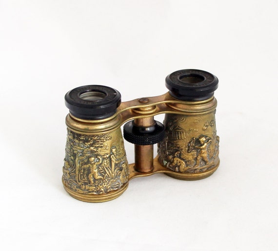 Antique French Binoculars Opera Theater Glasses by GrandpasMarket