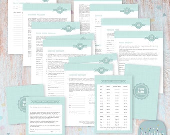 Photography Business Forms and Contracts - NG020 - INSTANT DOWNLOAD