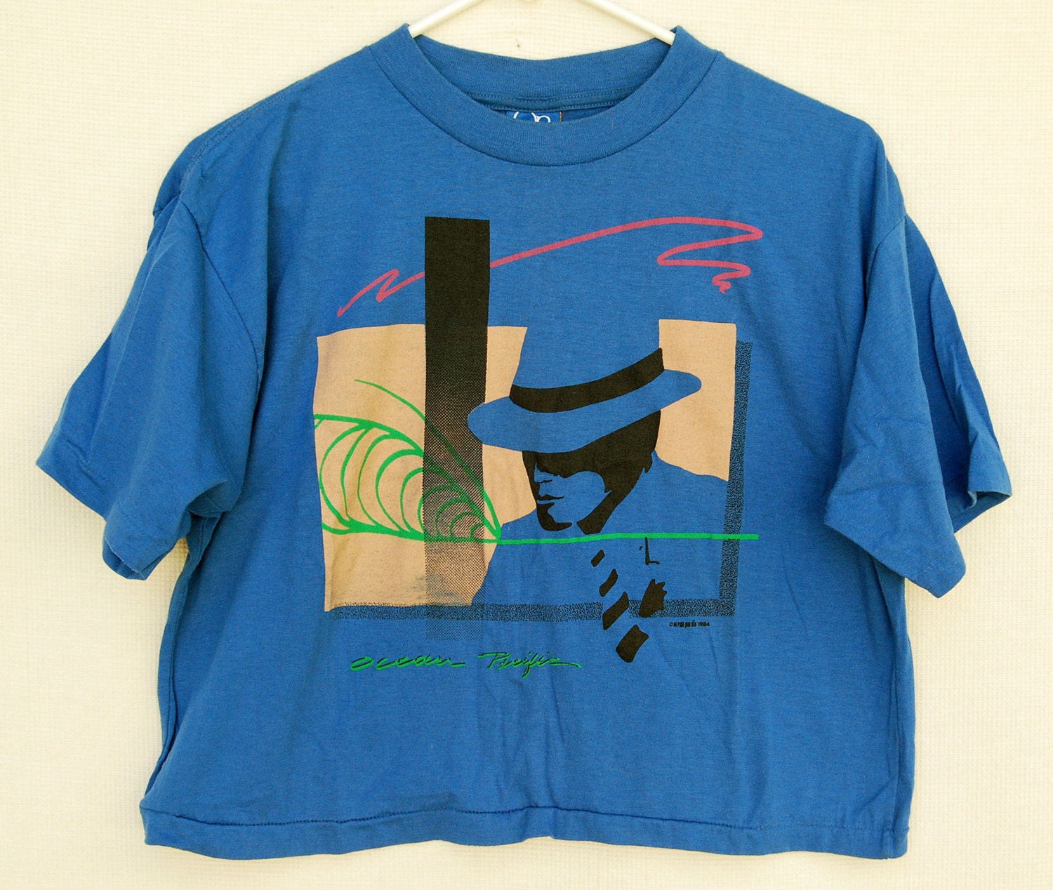 men's half shirt 80s