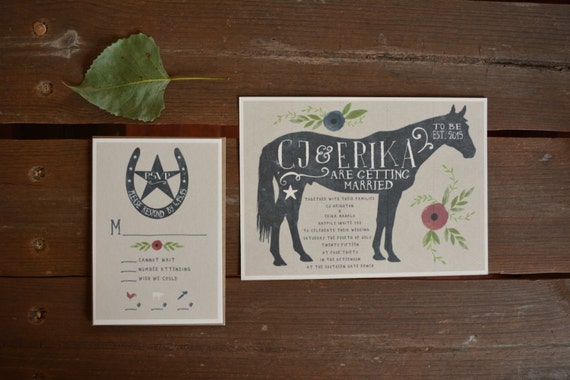 Ranch Wedding Invitations 4