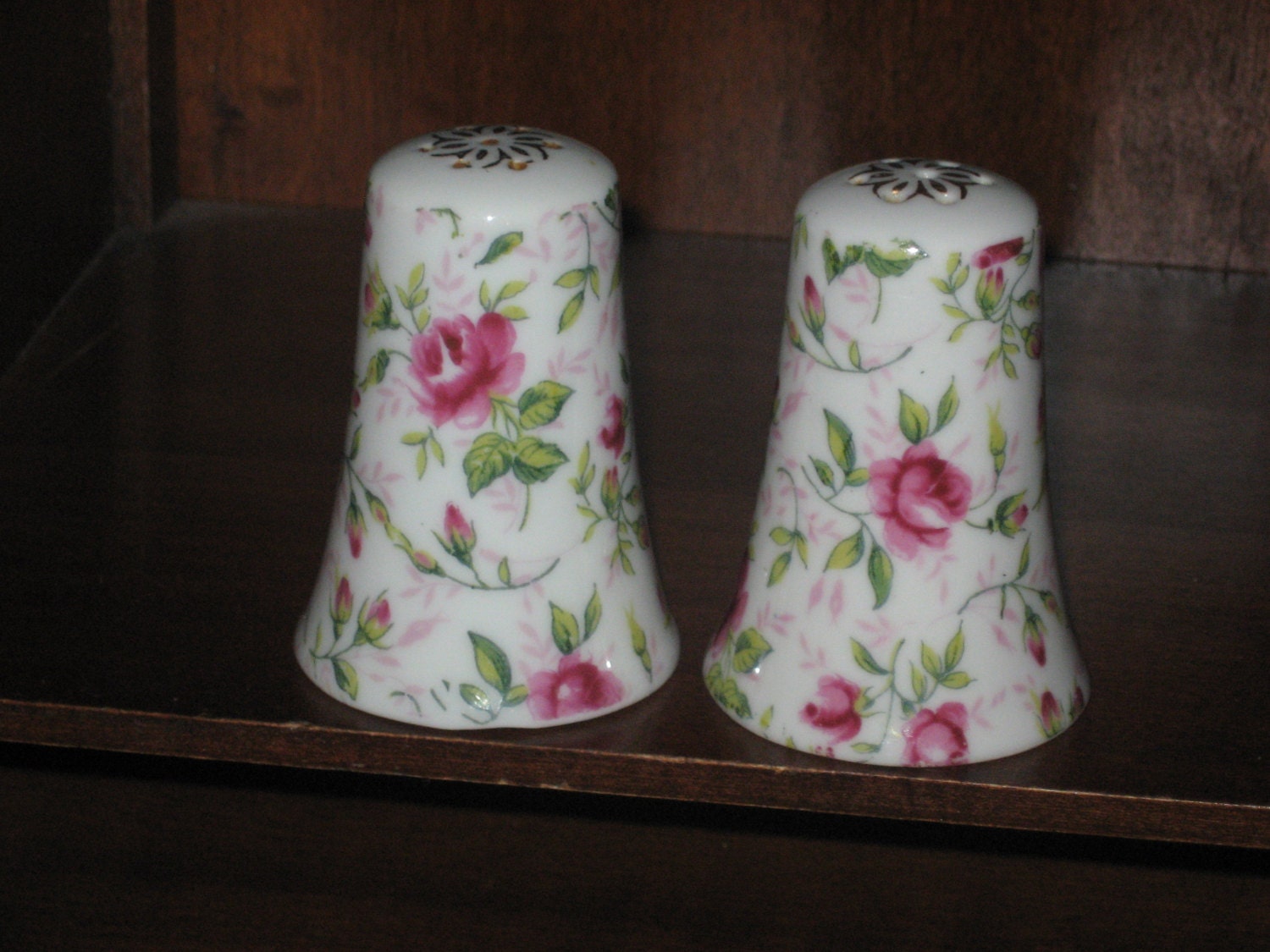 Lefton China Salt and Pepper Shakers One Pair by BlueSkyTeaCups