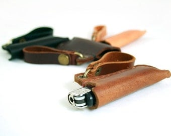 Leather Lighter Case, Bic lighter case, Bic case, Bic lighter cover, Lighter Pouch, Lighter Sleeve, Lighter Case, Lighter Case Keyring