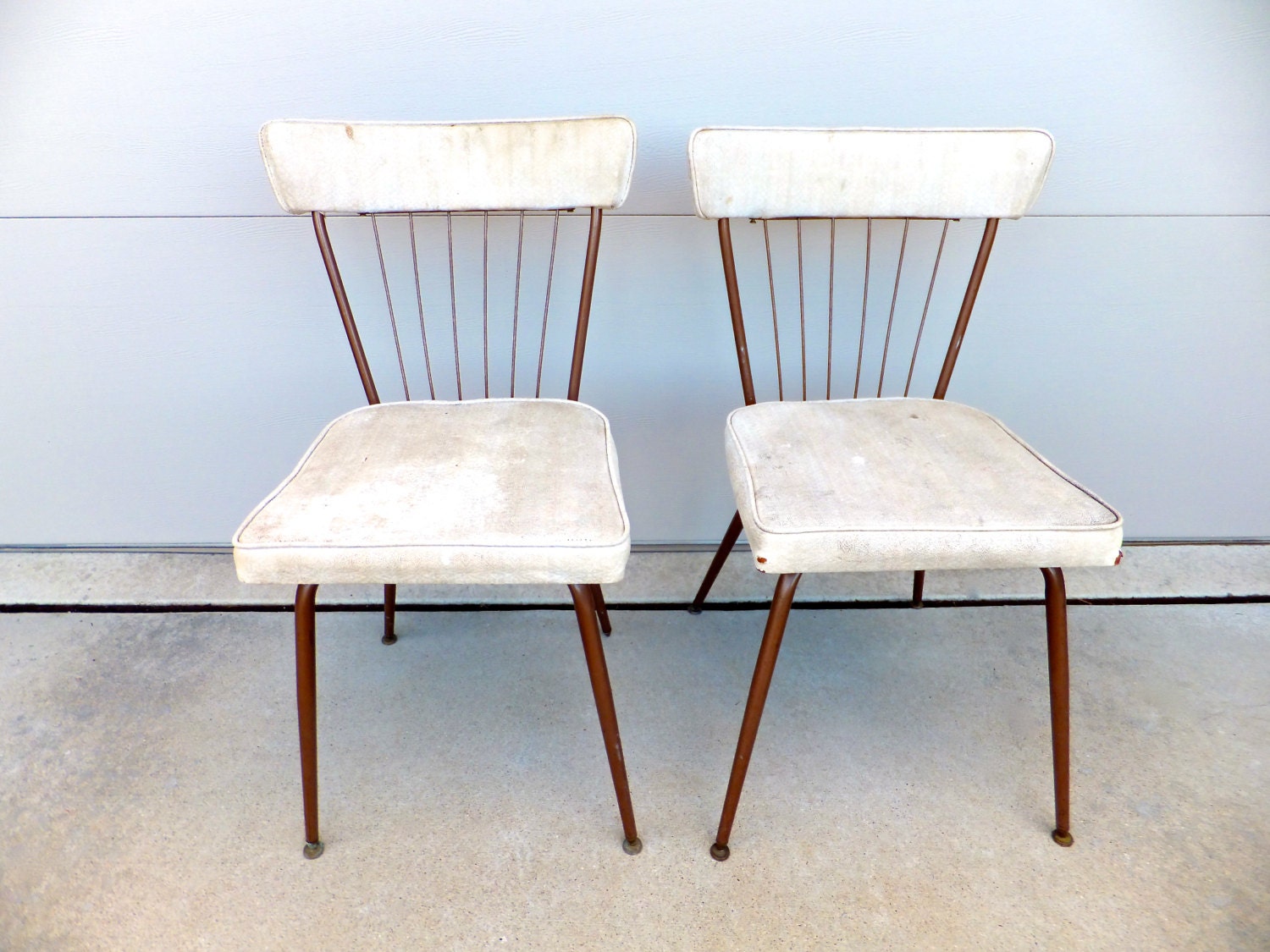 Two Fashion Craft Chair,Kitsch Kitchen, Mid Century Modern,Retro,Occasional Chair