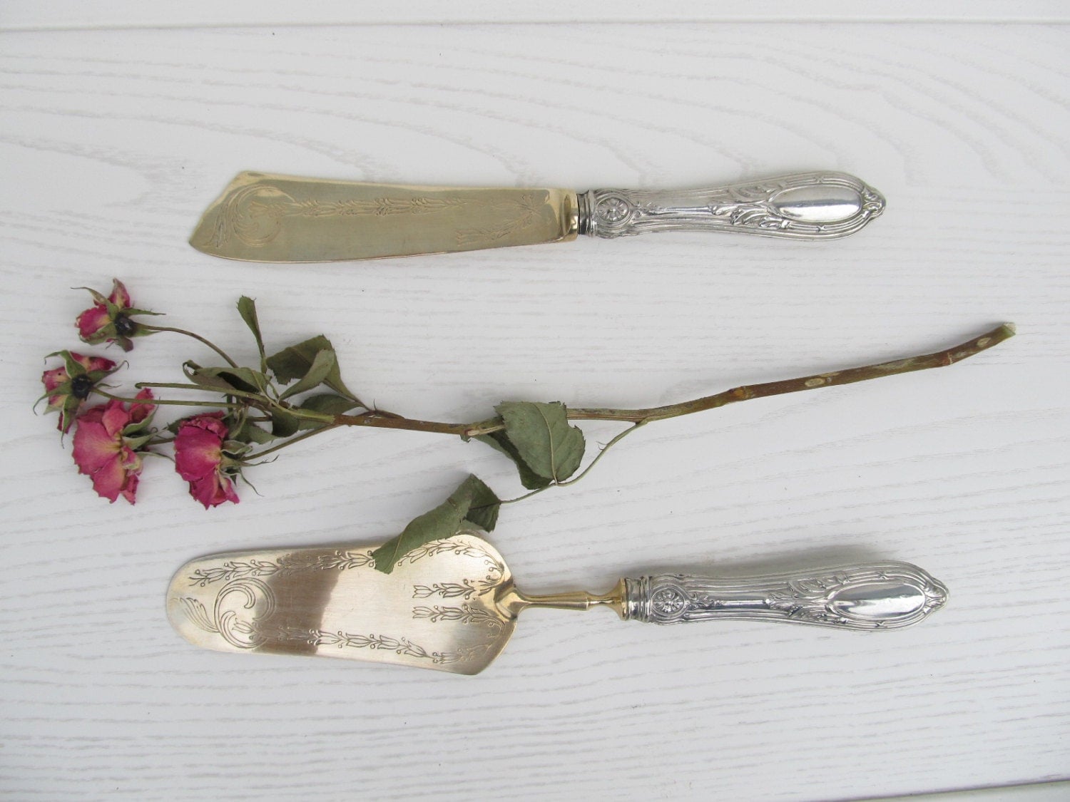 Vintage Wedding Cake Cutting Set 6