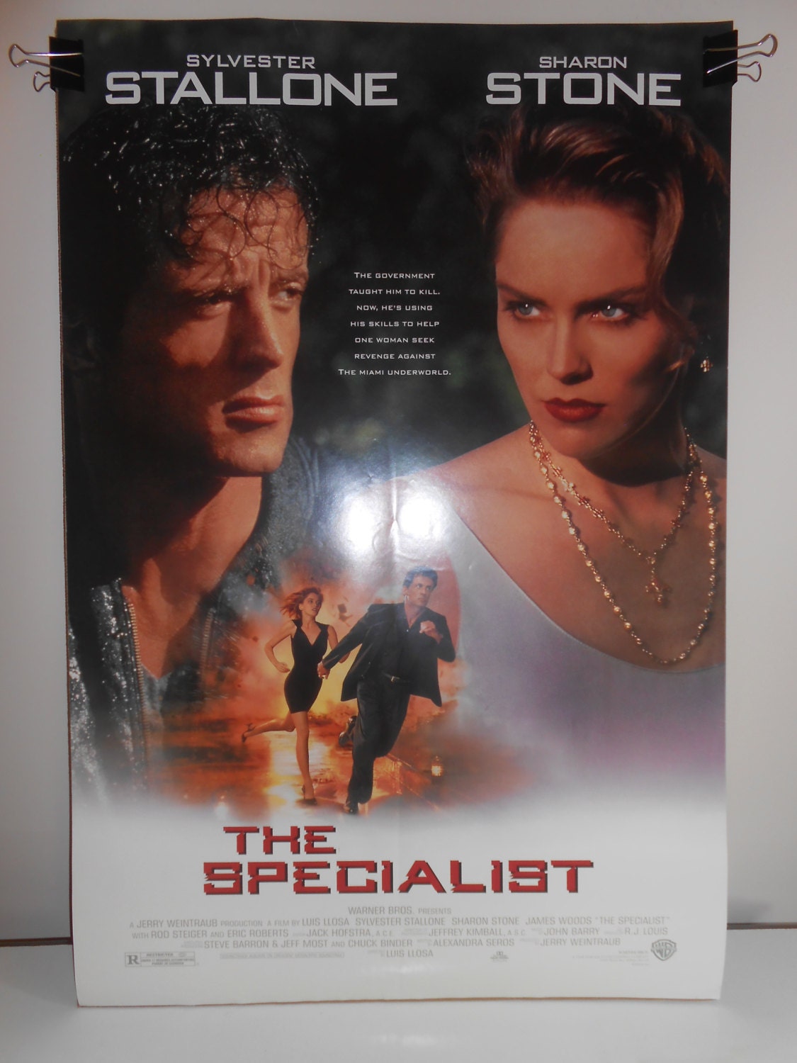 The Specialist 1994 Original 2 Sided Movie Poster Sharon