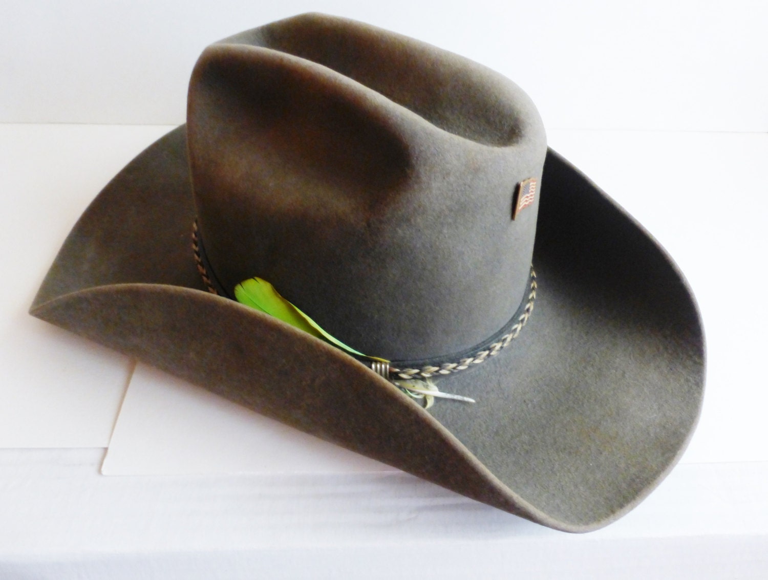 Granite Grey Resistol Rancher Cowboy Hat Size 6 5/8 Oval 4X