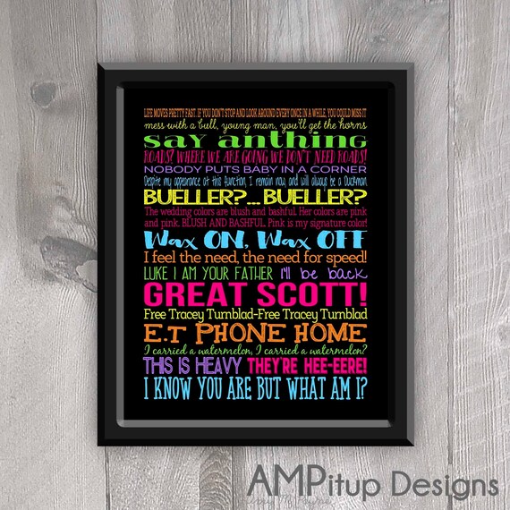 80s Printable Poster 80's Printable 80s Decor by 