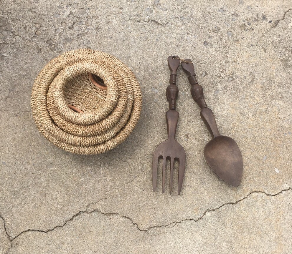 Vintage Wicker Nesting Baskets by VintageAlene on Etsy