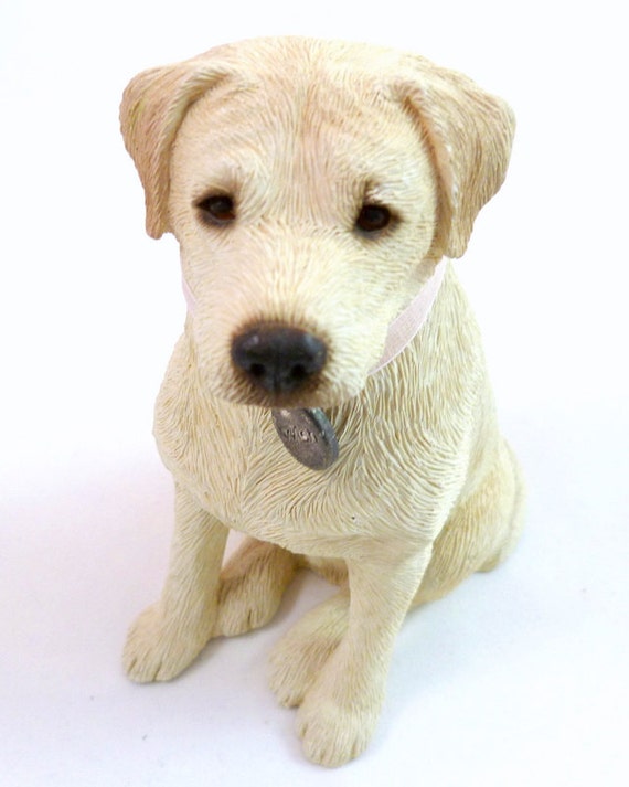 yellow lab statues