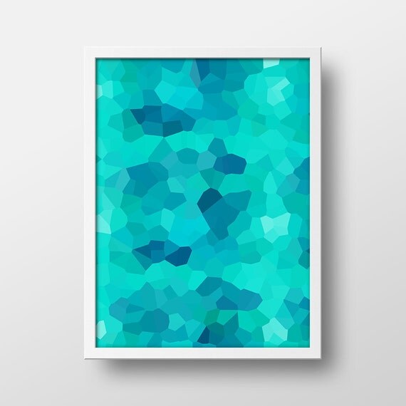 Geometric Abstract Art Print - Modern Art Print - Abstract Wall Decor ...