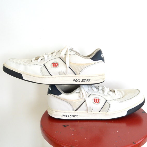 Items similar to Vintage Classic Wilson Pro Staff Men's Tennis Shoes ...