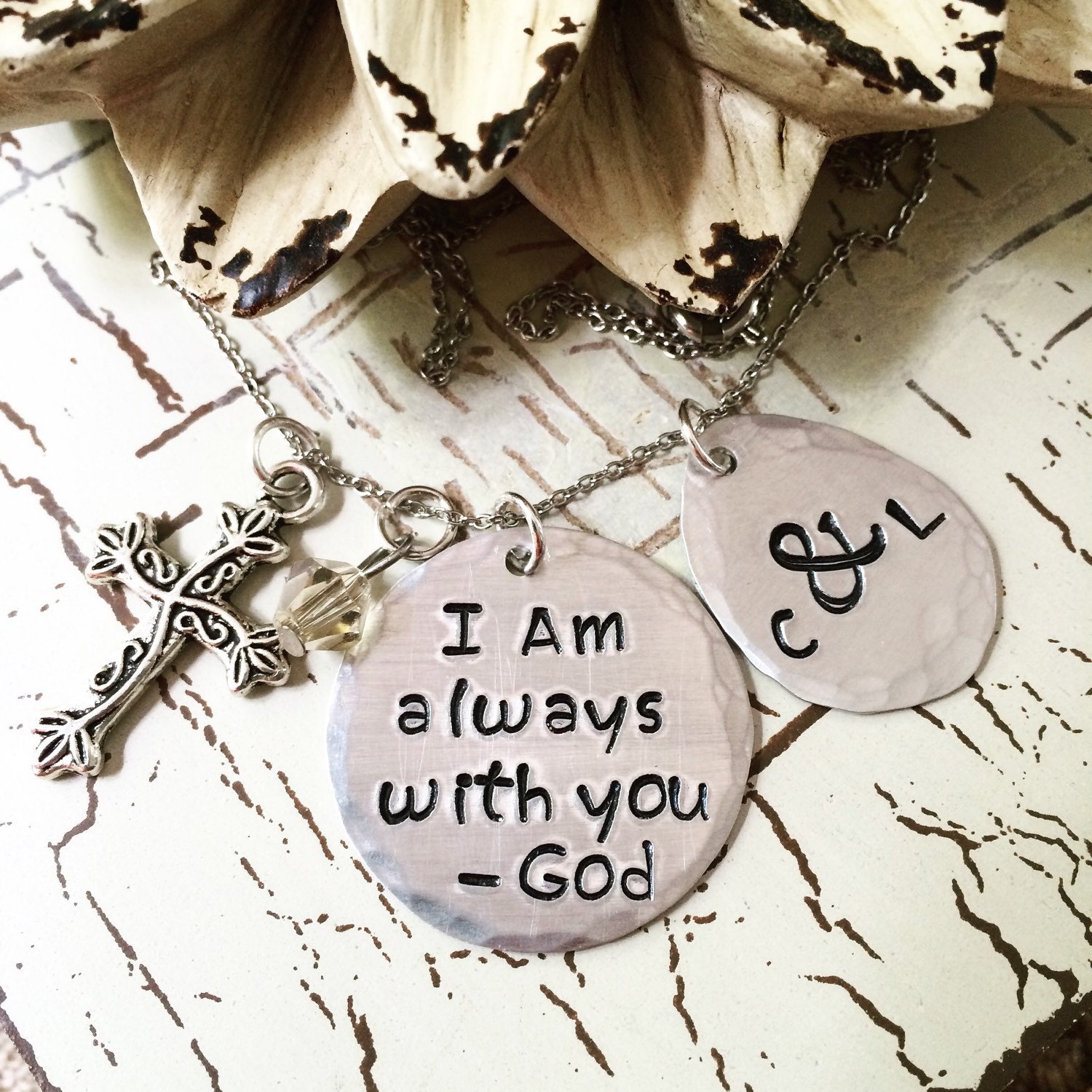 Personalized Christian Jewelry Sisters Jewelry Cross