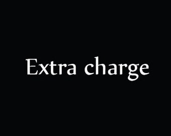 Extra charge for shipping or for costum