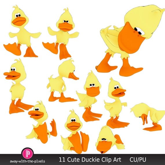 funny duck clip art - photo #29