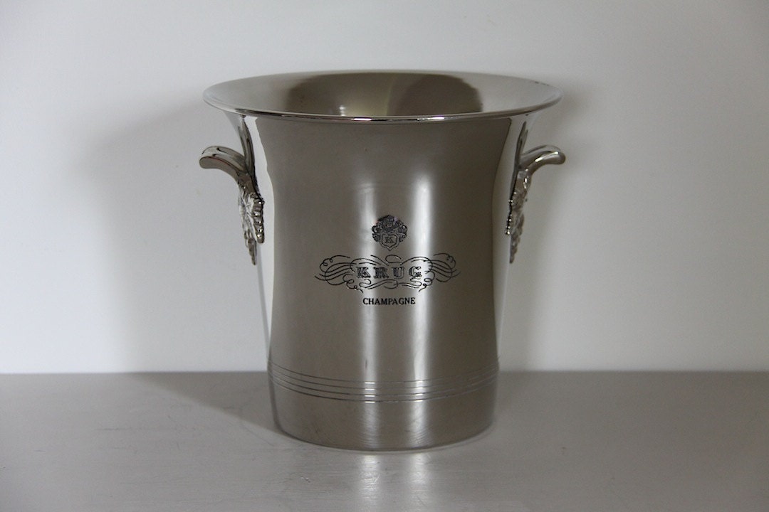 French Vintage Champagne Bucket Krug Champagne Haute Juice