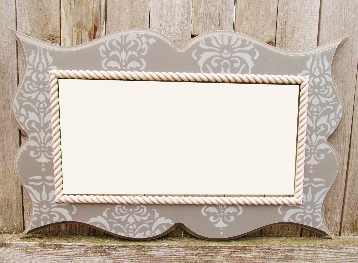 Whimsical Picture Frame Distressed Frame in Urbane Bronze
