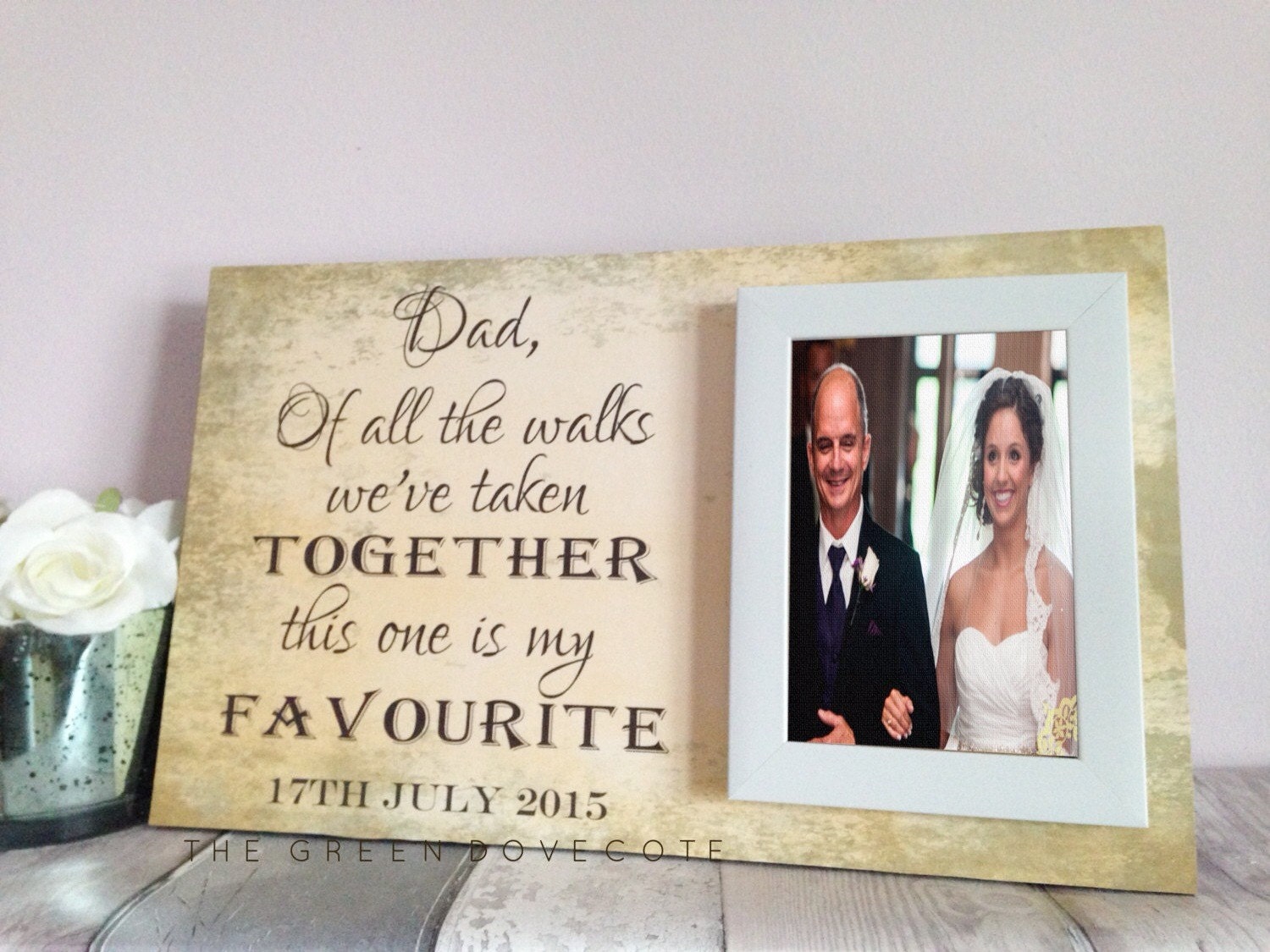 Wedding Gift For Parents Personalized Picture Frame Thank
