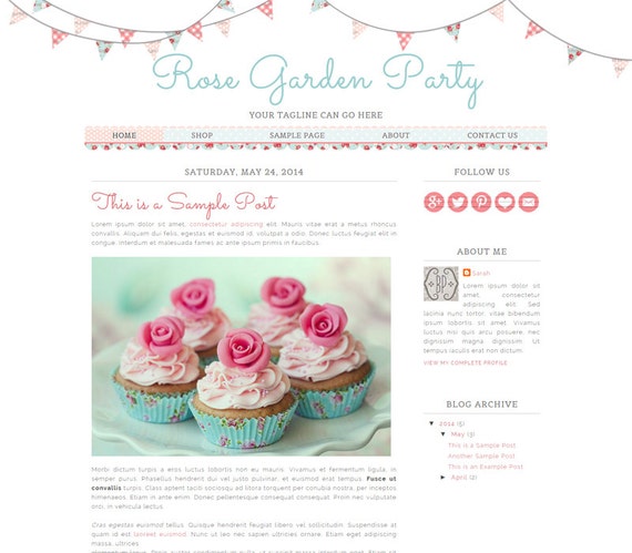 items similar to shabby chic blog layout blogspot template website theme bloger template blog items similar to shabby chic blog layout blogspot template website theme bloger template blog