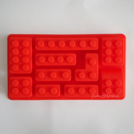 10 Blocks Lego Chocolate Silicone mold chocolate mold by funzHome