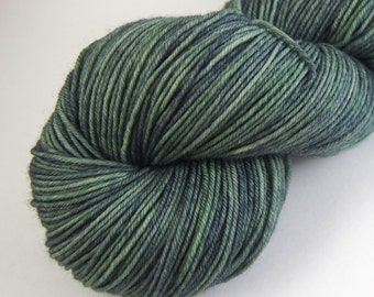 Items similar to Northern Lights - Hand Dyed Yarn - Superwash Merino Wool Silk on Etsy