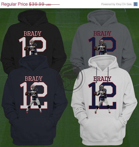 ON SALE Tom Brady New England Patriots Hoodie NFL by Graphics17