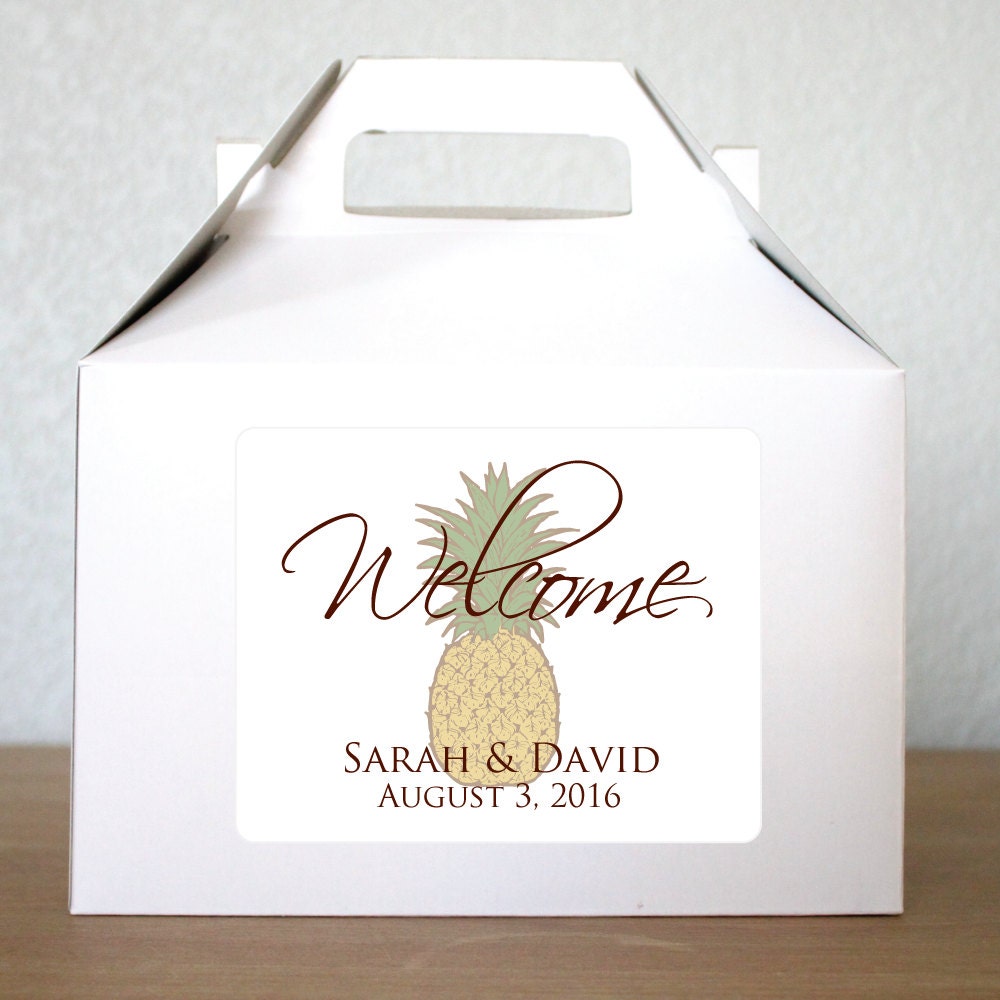 Pineapple Gift Box Hotel Gable Box Gift Out of